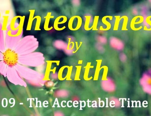 RBF Series – 09 – The Acceptable Time